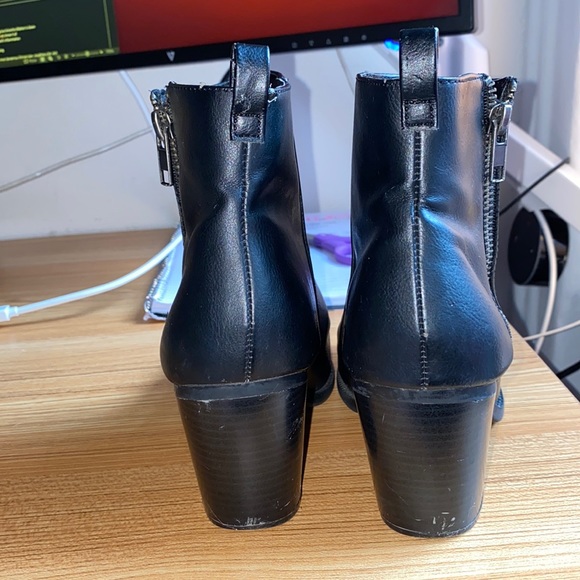 Black ankle booties | women’s size 7 - Picture 9 of 12